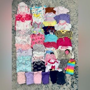 Lot baby girl clothes 3/6 months